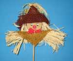Scarecrow on stick